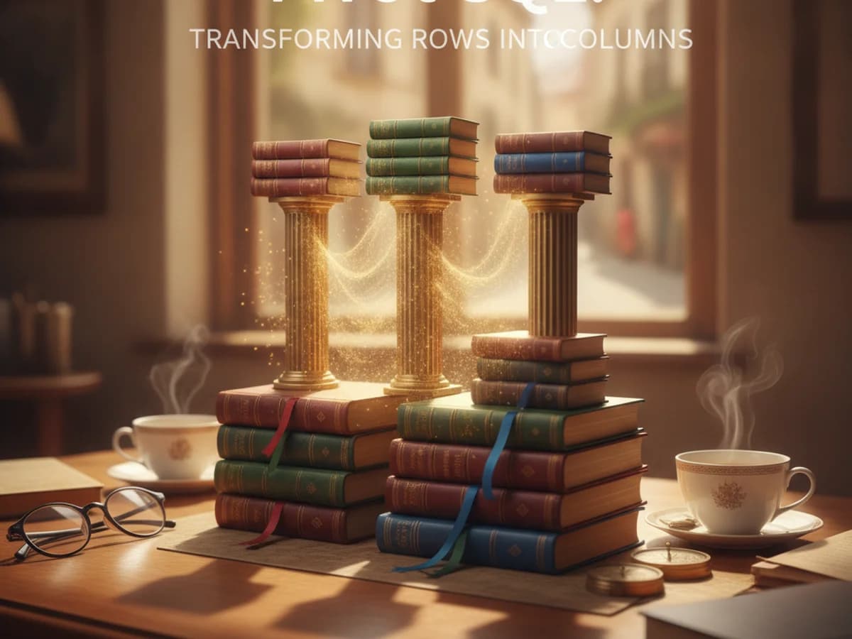 Pivot SQL : transformer des lignes en colonnes